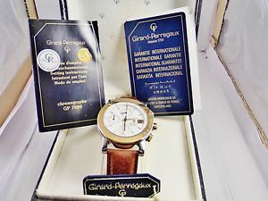 orologio girard perregaux GP 7000 automatico uomo acciaio e oro 750 scatola e ga
