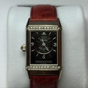 JAEGER LE COULTRE DOPPIA FACCIA DUETTO ORO DIAMANTI - Ref. 256375