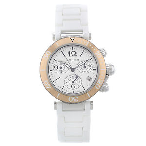 Cartier Pasha Seatimer W3140004 Acero Y Oro Reloj De Cuarzo Mujer