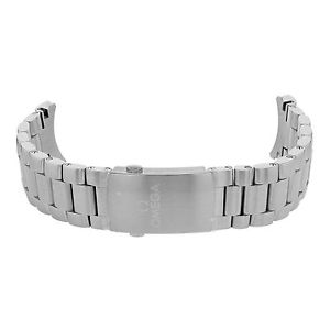 Omega Planeta Océano 1590/867 22mm Brazalete De Acero Inoxidable para 46mm Reloj
