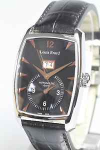 Louis Erard schweizer Armbanduhr Automatik GMT eckig (82210AA02.BDC51)