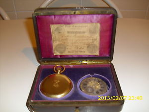 Vendo reloj de oro de bolsillo suizo FRED COURVOISIER