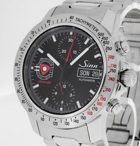 Sinn Day Date Chronograph Mazda RX-8 Automatik Stahl an Stahlband Ref. 303.6451