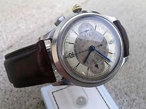 LEMANIA CHRONO 15TL/33.3  RESET PUSHER CROWN RARE ALL ORIGINAL