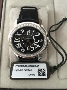 Auth Audemars Piguet Millenary Diamond Lady Watch Black Retail $16500