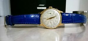 Berna chrono valjoux 22 oro 18kt superb