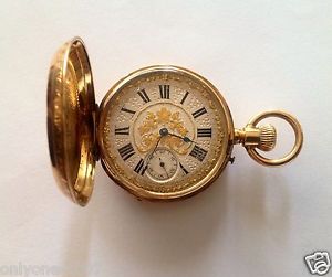 ANTIQUE 1880 YEAR " PAUL JEANNOT" POCKET WATCHES 18K GOLD 50MM 15 RUBIS, RARE!
