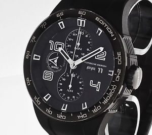 Porsche Design Flat Six P6341 Chronograph Titan geschwärzt Ref.6341.13.44.1169