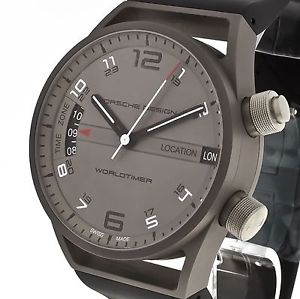 Porsche Design Worldtimer Automatik Titan an Kautschukband Ref.6750.10.24.1180
