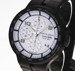 Porsche Design Flat Six Chronograph P6360 geschwärzter Stahl Ref.6360.43.64.0275