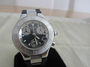Watch Cartier Chronoscaph Must 21 Quartz Men's Very Nice!