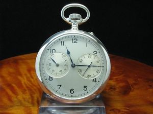 A. LANGE & SÖHNE BEOBACHTUNGSUHR WEHRMACHT 2. WELTKRIEG INKL STAMMBUCHAUSZUG 48