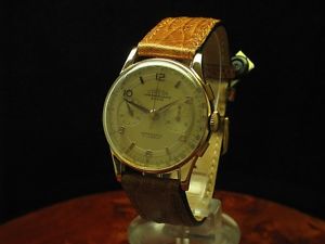 CHRONOGRAPHE SUISSE CORESA 18kt GOLD HANDAUFZUG CHRONOGRAPH KALIBER LANDERON 51