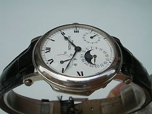 PATEK PHILIPPE 5054G OFFICER ORO BIANCO 18 KT SCATOLA & GARANZIA OROLOGIO UOMO