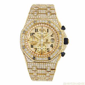 Audemars Piguet Royal Oak Offshore Yellow Gold covered in Diamonds 42mm