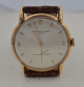w353   18K PINK  GOLD  MENS   HAND-WIND   VINTAGE " AUDEMARS PIGUET " WRISTWATCH