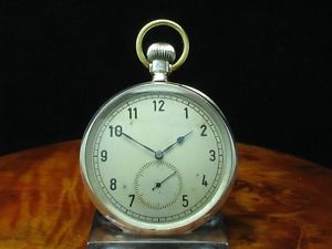 ULYSSE NARDIN 800 SILBER OPEN FACE TASCHENUHR BEOBACHTUNGSUHR