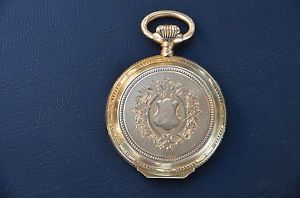 relojes bolsillo de oro marca Elias Freres num serie 72343, año 1870 18K 18 Rubi