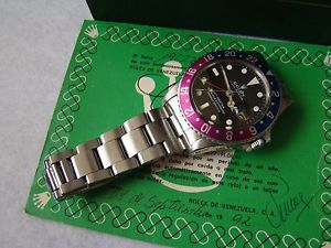 VINTAGE ROLEX GMT-MASTER 1675 2 BEZEL BLACK & PEPSI YEAR 1968´s
