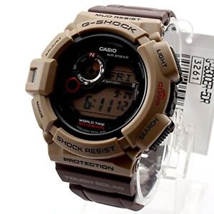 Casio G9300-5 Womens Brown Dial Digital Quartz Watch with Resin Strap