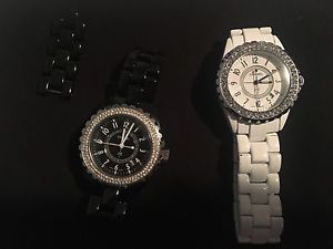Watch Ceramic Wristwatch Bezel Automatic Pave Wrist Coco Luxury J12 Quartz