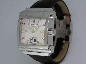 de Grisogono Grande Date  Stainless Steel $14,100 NIB