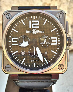 Bell & Ross BR01-94 Chronograph Titanium Ultralight Men's Watch