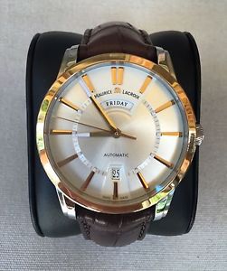 Maurice Lacroix Pontos Day And Date Silver Dial Automatic Men's Watch NEW In Box