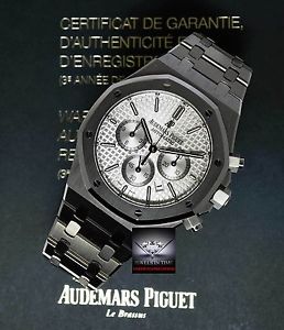 Audemars Piguet Steel Royal Oak Chronograph Watch Box/Papers 26320ST  WORN TWICE