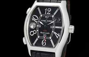 Auth ULYSSE NARDIN Michelangelo UTC 223-48 SS Auto Men's Watch(S A0656)