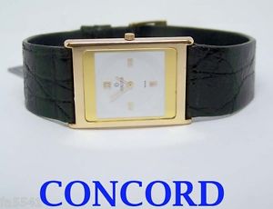 NOS Swiss 18k CONCORD Mens Watch DELIRIUM 50.20.617 DM* ULTRA SLIM
