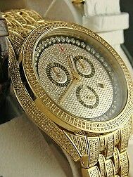 Joe Rodeo diamond watch mens 12 CT 100% Authentic!