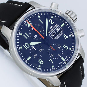 DIE NEUE FORTIS FLIEGER PRO CHRONOGRAPH 43mm UHR 10 ATM Ref. 705.21.11 L01