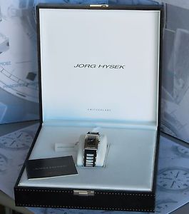RARO orologio JORG HYSEK KILADA NERO con box e documenti ancora NUOVO