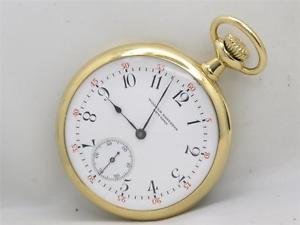1906 NEW YORK SENATE AWARD PRESENTATION 46MM SOLID 18K MEYLAN POCKET WATCH