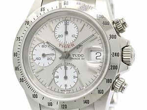Polished TUDOR Chronograph Prince Date Tiger Automatic Watch 79280 (BF103304)