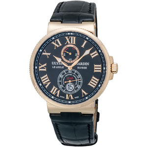 Ulysse Nardin Maxi Marine Chronomenter 18K Rose Gold Men’s Watch 266-67/42