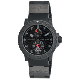 Ulysse Nardin Maxi Marine Diver Black Ocean Men’s Watch 263-38LE-3, MSRP: $8,900