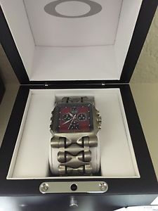 Oakley Minute Machine Titanium Watch - Rare Red Dial
