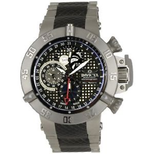 Invicta 5834 Mens Black Dial Analog Automatic Watch with Stainless Steel Strap