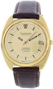 Uomo Omega Constellation Cronometro 18K Oro Giallo Orologio 1250