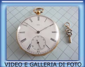 BELLISSIMO OROLOGIO DA TASCA D'EPOCA FINE 1800
