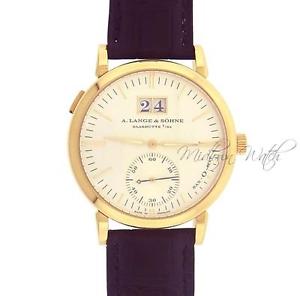 A.Lange & Sohne Grand Langematik 309.021 18K Yellow Gold Champagne Men's Watch