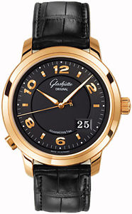 GLASHUTTE 100-03-22-11-04 Men's PanoMaticCentral XL Automatic Watch MSRP $29,500