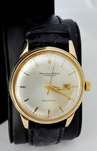 IWC VINTAGE CLASSIC AUTOMATIC CAL. 8521 SOLID YELLOW GOLD 35 MM MEN'S WATCH