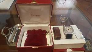 Cartier Santos XL 100 chronograph acciaio/oro