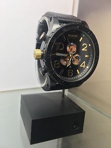 Nixon Barneys Exclusive 51-30 Rare Men's Watch 300M Leather New In Box