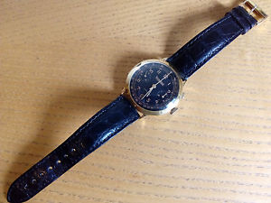 Eberhard  orologio chrono cronografo extra fort movimento cal 1600 monopulsante