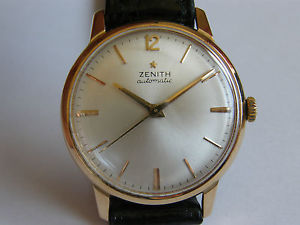 ZENITH"BUMPER"-CASSA IN ORO ROSA 18 KT(0,750)-CAL.133.8-OVERSIZE(36 MM)-FIRMATO