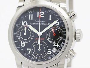 Polished GIRARD PERREGAUX Ferrari Chronograph F300 Watch 8020 (BF087110)